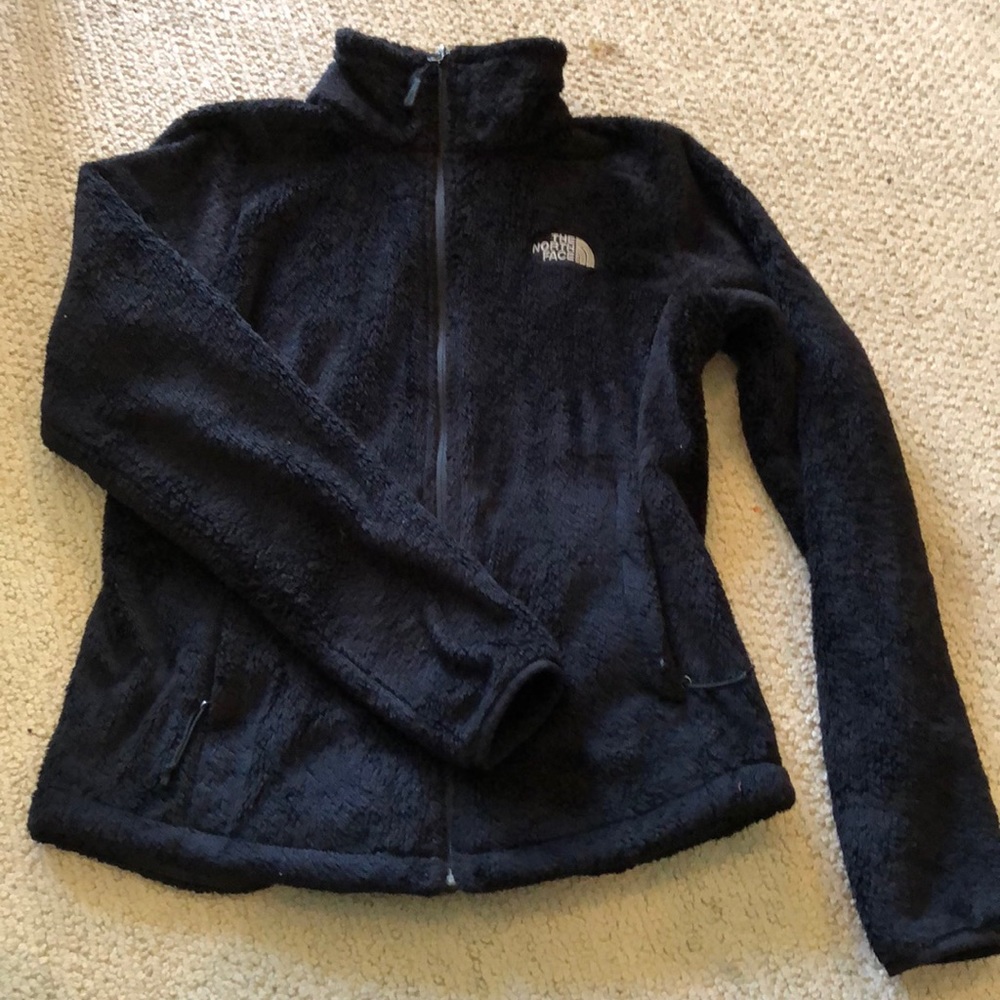 BLACK NORTH FACE FLEECE SZ S